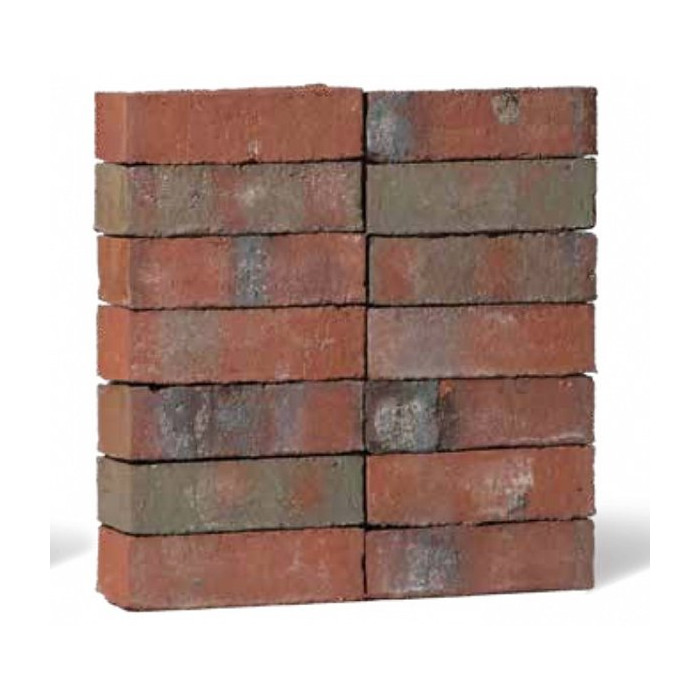 Облицовочный кирпич WIESMOOR Красно-синий пестрый (rotblau-bunt) handstrich, 240x115x71 мм, Röben фото 2