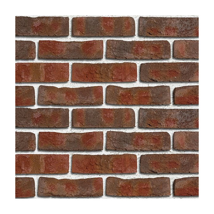 Облицовочный кирпич FORMBACK Огненно-пестрый (buntgeflammt) ручн.форм. (handform), 240x115x71 мм, Röben