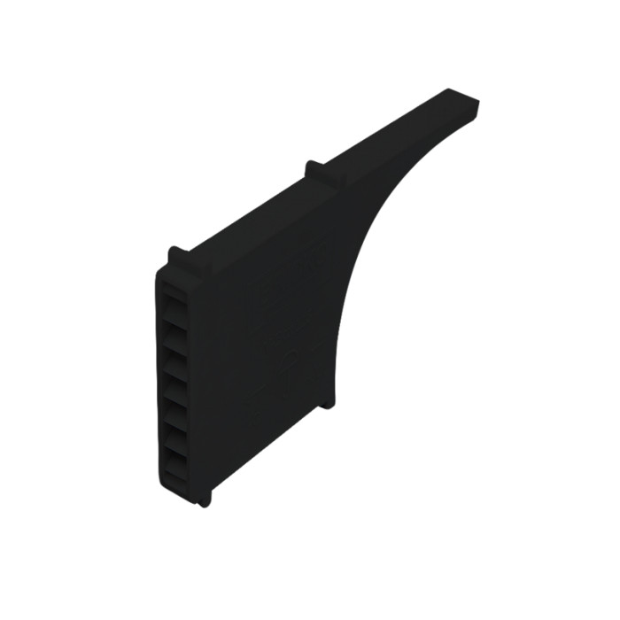 Вентиляционно-осушающая коробочка V-box 115, черная, Bricko