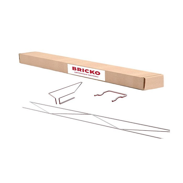 Комплект №2 SK-U для горизонтального тычкового типа кладки, проём шириной 75-100 см. Bricko