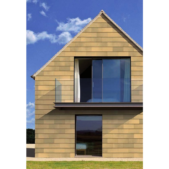 Клинкерная дранка Rustikotta, 200х400 мм, Yellow flamed, Tempio фото 3