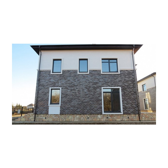 Клинкерная облицовочная плитка Longformat Atlantis KohleBrand Schieferstruktur, 365x52х10 мм, ABC Klinkergruppe фото 5