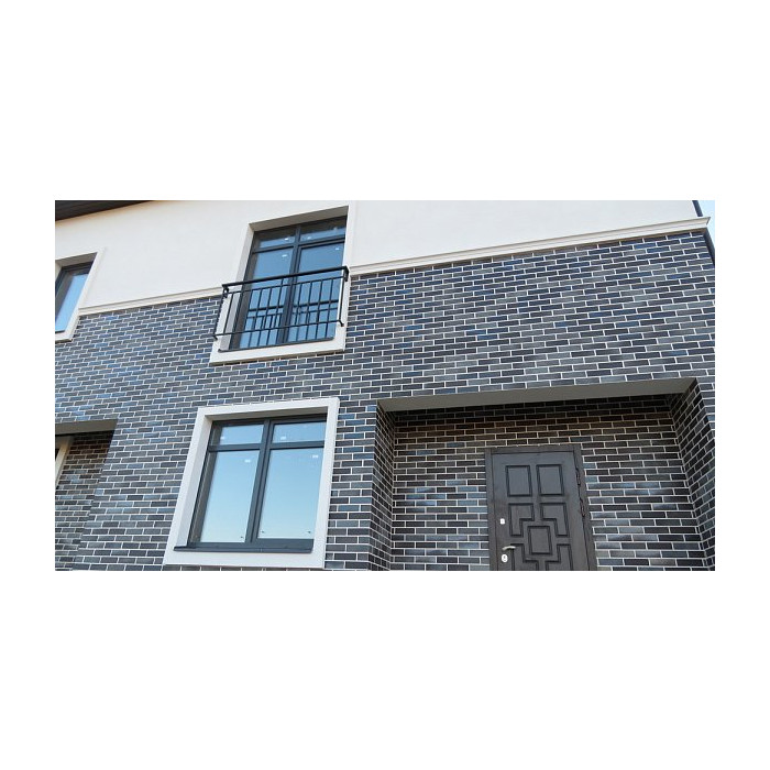 Клинкерная облицовочная плитка Longformat Atlantis KohleBrand Schieferstruktur, 365x52х10 мм, ABC Klinkergruppe фото 4