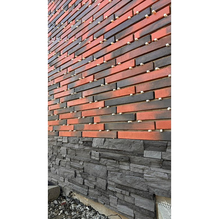 Плитка облицовочная под клинкер Lifebrick, Long 820, 430x50x15 фото 2