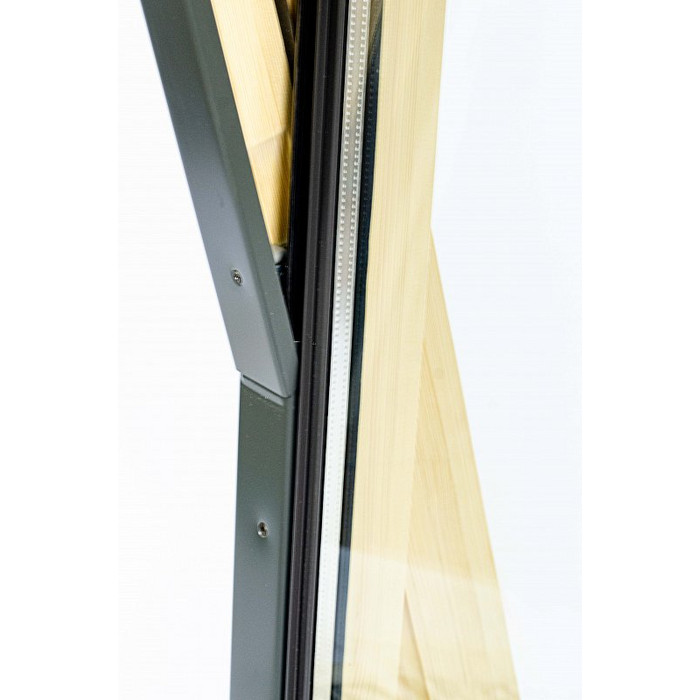 Мансардное окно (Сосна), FTP (CH), 78x98, Среднеповоротное открывание, Fakro фото 2