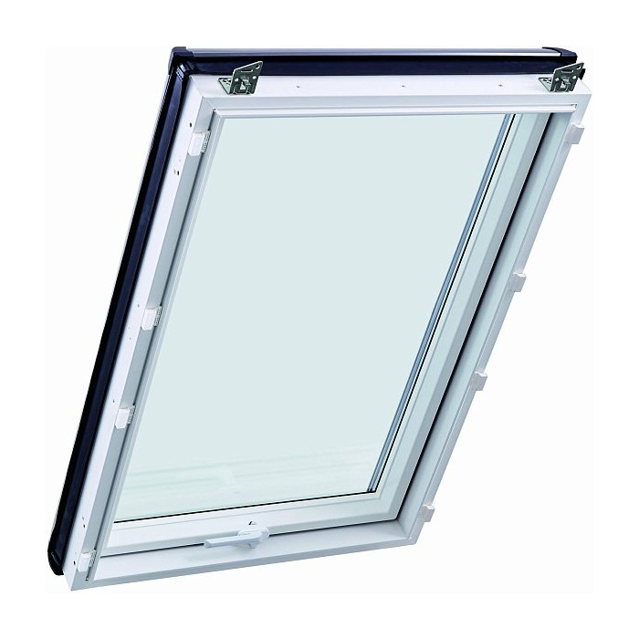 Окно R49 K200 с термоблоком, 114х118 см, из ПВХ (двухкамерное, среднеповоротное), Roto фото 8