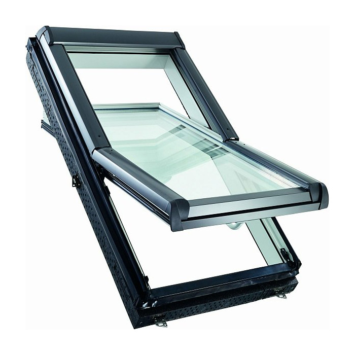 Окно R49 K200 с термоблоком, 114х118 см, из ПВХ (двухкамерное, среднеповоротное), Roto фото 10