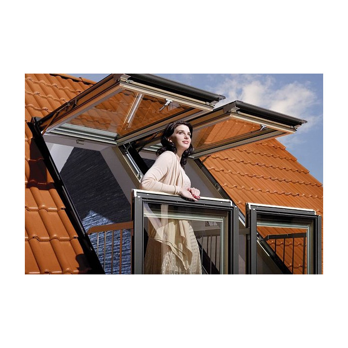 Мансардное окно-балкон, FGH-V P2 Galeria, 94x255, Fakro фото 5
