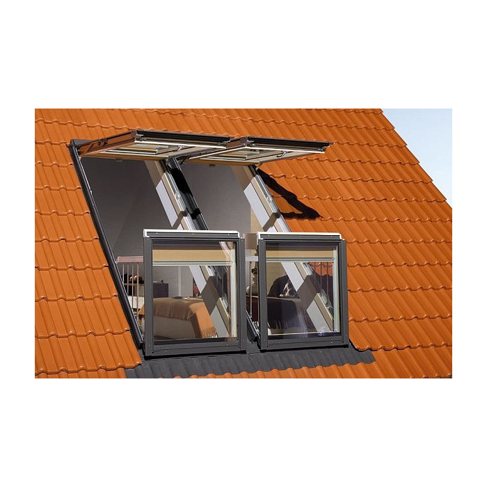 Мансардное окно-балкон, FGH-V P2 Galeria, 94x255, Fakro фото 4