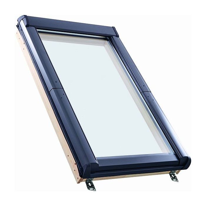 Окно R45 Н200 с термоблоком, 74х140 см, из дерева (однокамерное, среднеповоротное), Roto фото 6