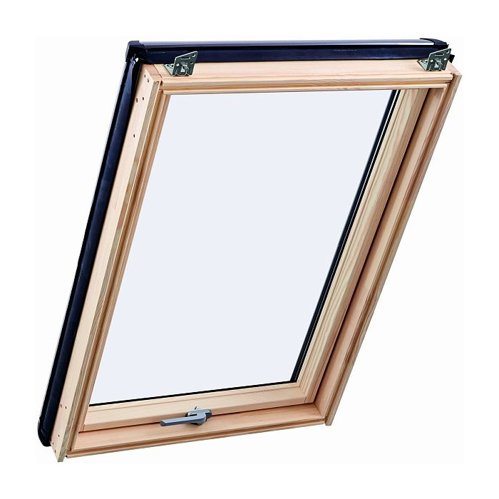 Окно R45 Н200 с термоблоком, 94х118 см, из дерева (однокамерное, среднеповоротное), Roto фото 9