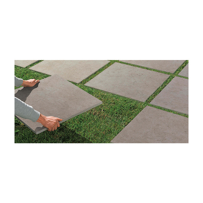 Клинкерная напольная плитка, 592х592х20мм, Clif Grigio, Lastra 20mm фото 3