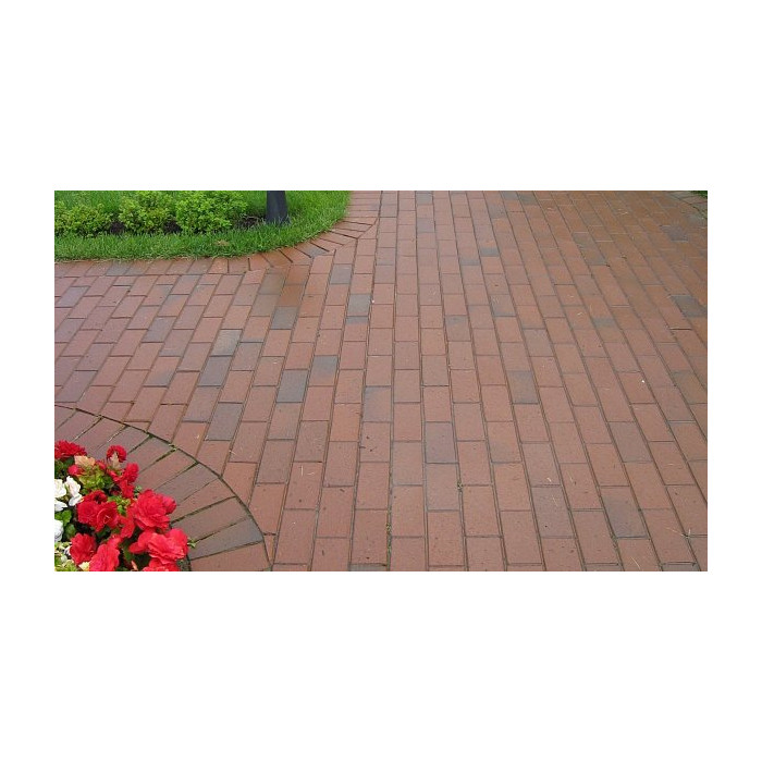 Тротуарная клинкерная брусчатка, Kiel-Heidebunt 200х100х45 мм, ABC Klinkergruppe Brick фото 5