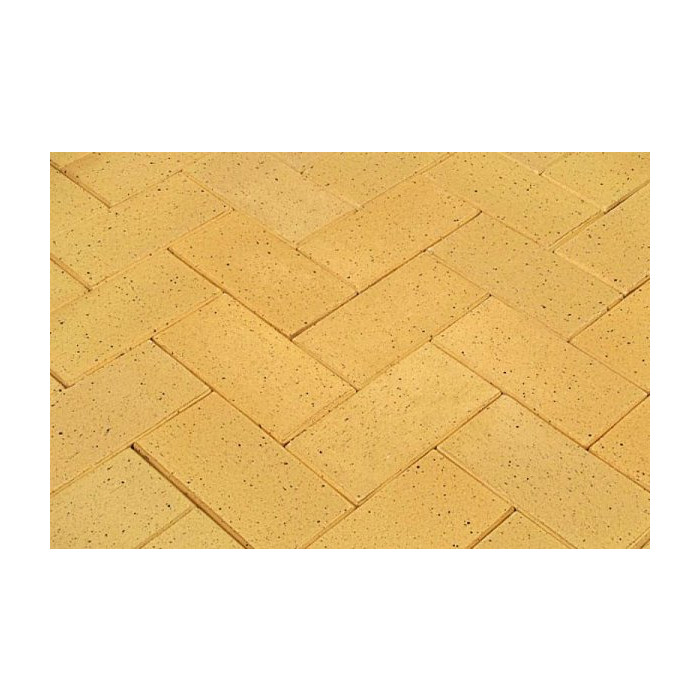 Тротуарная клинкерная брусчатка 200х100х40 мм, Amarillo Ronda, La Paloma ceramicas