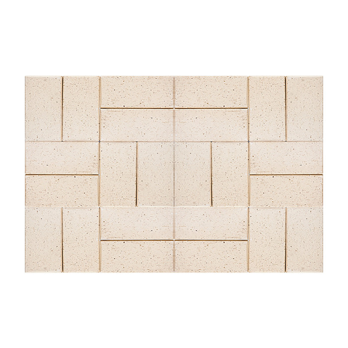 Тротуарная клинкерная брусчатка 200х100х40 мм, Blanco Navarra, La Paloma ceramicas