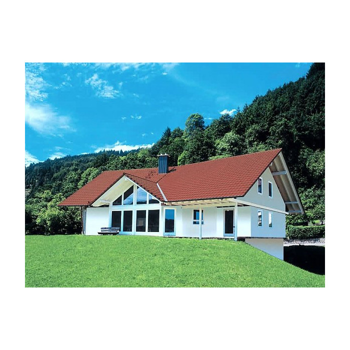 Керамическая черепица Nelskamp Nibra R10, Ангоб Красный фото 4