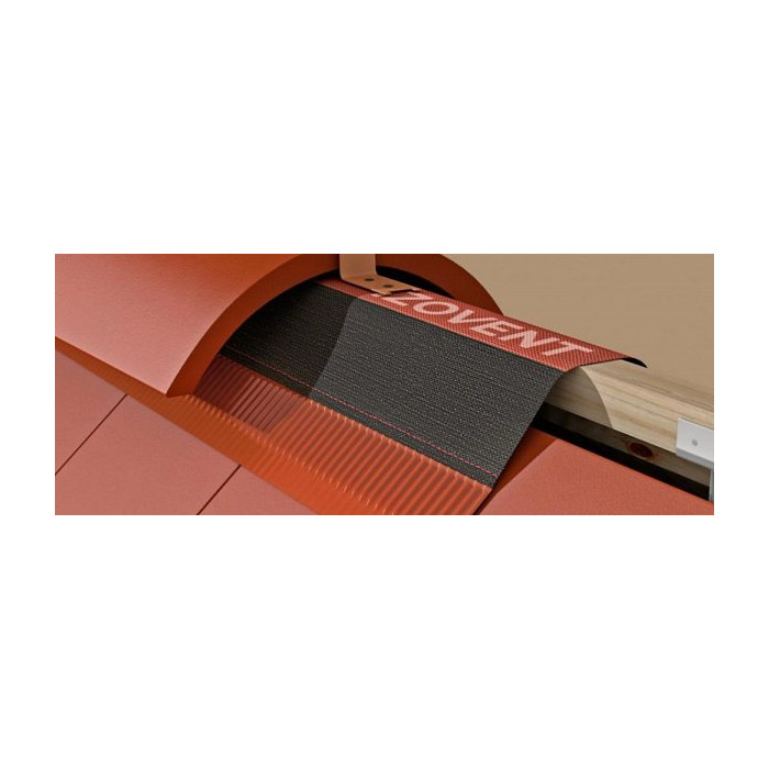 Аэроэлемент конька/хребта IZOVENT STANDARD (310мм x 5м), Черный, 4roof фото 2